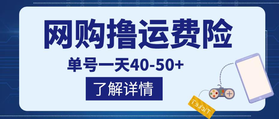 网购撸运费险项目，单号一天40-50+，实实在在能够赚到钱的项目【详细教程】￼-主题库网创