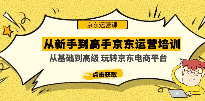 从新手到高手京东运营培训：从基础到高级 玩转京东电商平台(无中创水印) -主题库网创