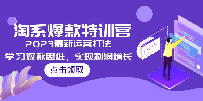 2023淘系爆款特训营，2023最新运营打法，学习爆款思维，实现利润增长-主题库网创