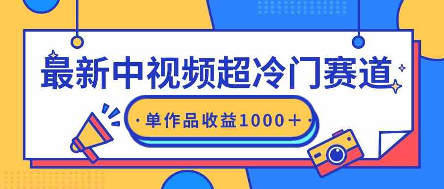 （9275期）最新中视频超冷门赛道，轻松过原创，单条视频收益1000＋-主题库网创