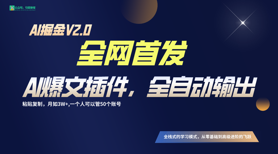 全网首发！通过一个插件让AI全自动输出爆文，粘贴复制矩阵操作，月入3W+-主题库网创