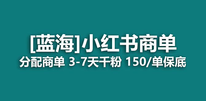 2023蓝海项目，小红书商单，快速千粉，长期稳定，最强蓝海没有之一-主题库网创