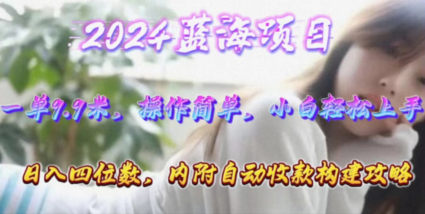 （10204期）年轻群体的蓝海市场，1单9.9元，操作简单，小白轻松上手，日入四位数-主题库网创