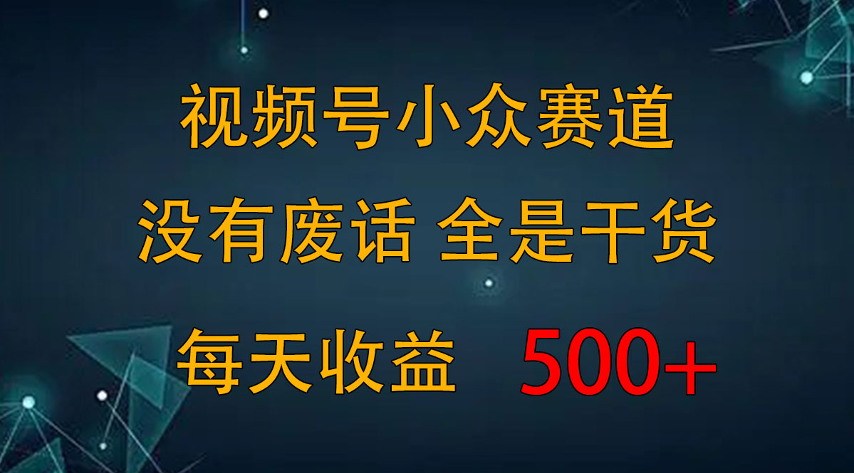 2024视频号新手攻略，今日话题赛道带你日赚300+-主题库网创