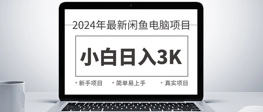 （10845期）2024最新闲鱼卖电脑项目，新手小白日入3K+，最真实的项目教学-主题库网创