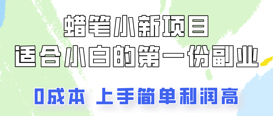 蜡笔小新项目拆解，0投入，0成本，小白一个月也能多赚3000+-主题库网创