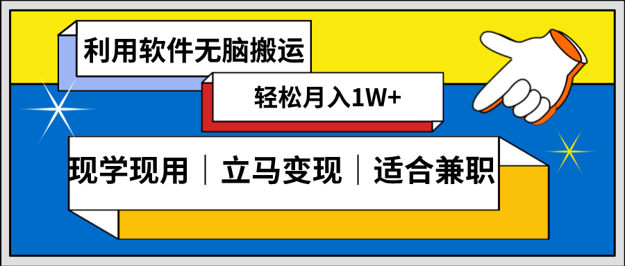 低密度新赛道 视频无脑搬 一天1000+几分钟一条原创视频 零成本零门槛超简单-主题库网创