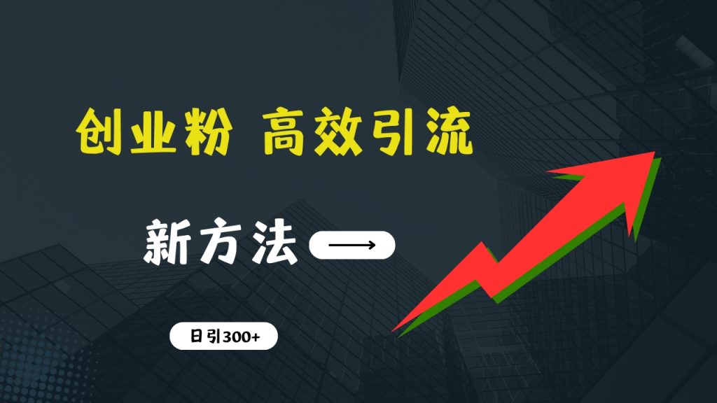 快速引流创业粉：抖音工具号日引300+实战技巧，创业粉引流全攻略-主题库网创